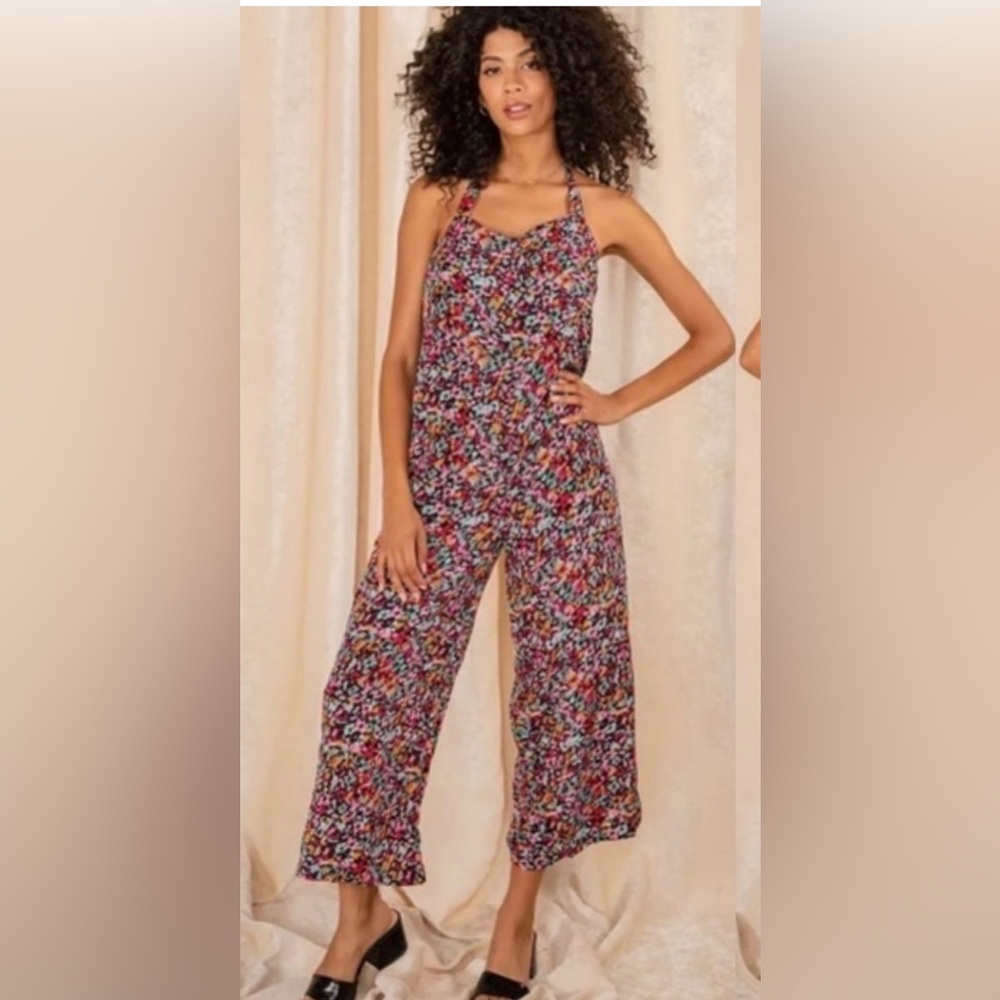 RAGA Through the Halter Floral Women's Jumpsuit‎